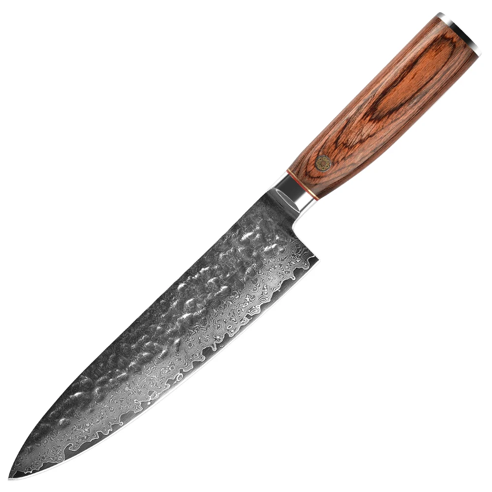 8 inch multifunctional cooking knife Japanese VG10 Damascus Steel Cutting Fishing Meat Kitchen Chef knife