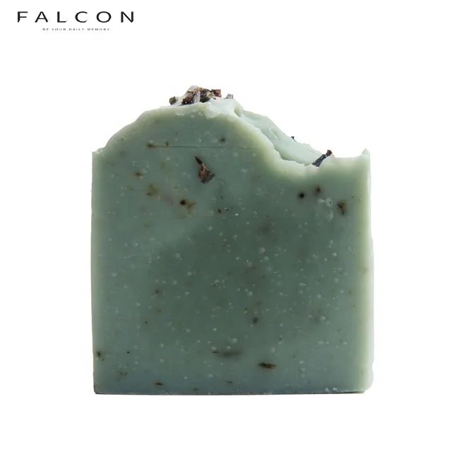 SLS Бесплатная хорошо подходит для чувствительной кожи/беременных без животных тестирование веганских материалов цветочным лавандовым узором Органические ручной кускового мыла