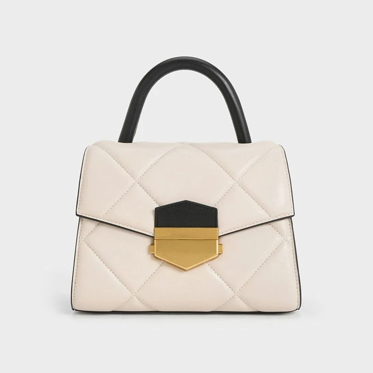 Wholesale New Trending European Women Fashion Quilted Spring Vegan Pu Leather Purse Crossbody Handbags China