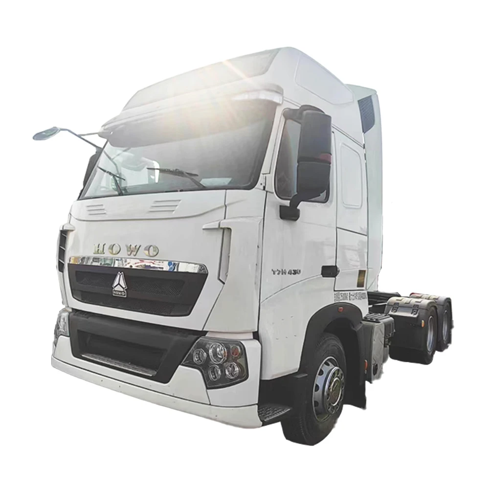 Low Price Spot Goods Left Hand Drive Used Sinotruk Howo T7H Diesel 6x4 440HP Tractor Truck For Sale