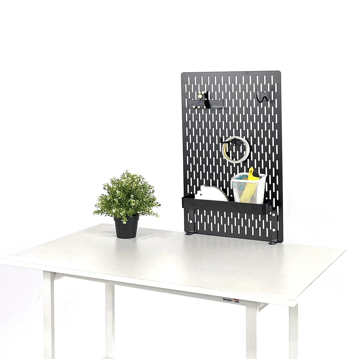 DIY Pegboard подвесная полка крючки для хранения без штамповки ремесла Организация кухонное отверстие тарелка компьютерной комнаты