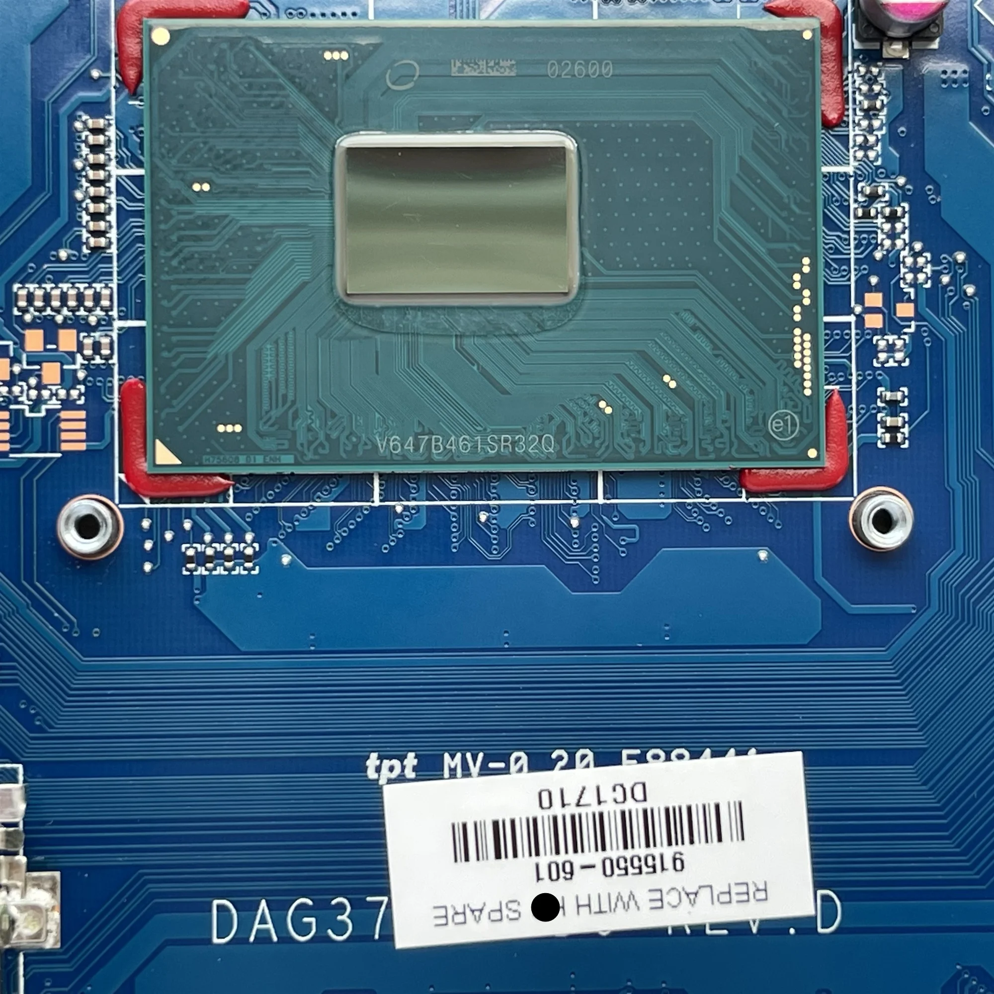 For HP Omen 17-AB 17-W Laptop Motherboard 915550-001 915550-601 DAG37DMBAD0 GTX 1050 4GB I7-7700HQ CPU 100% Test Fast Ship