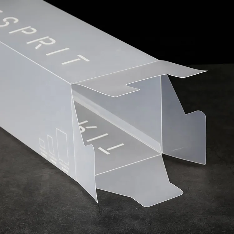 Customized Blank Frosted PP Packaging Box Transparent PET Box Clear PVC Plastic Box