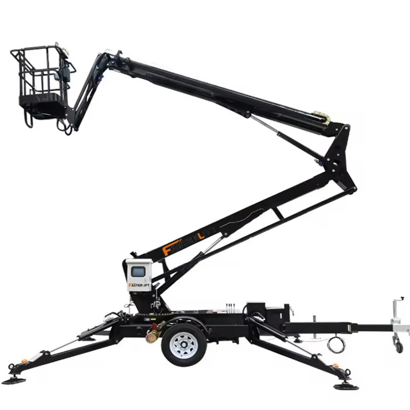 Wholesale sale Cherry Picker 10m-20m Spider Type Crawler Self Elevator Aerial Work Light Boom Lifts