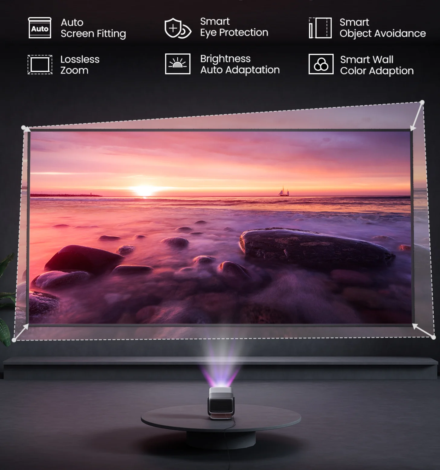 [Google TV] JMGO N1S идеальная глобальная версия 3500 ASNI Lumens 4K UHD лазерный проектор 1600:1 автоматический выравнивание экрана DLP