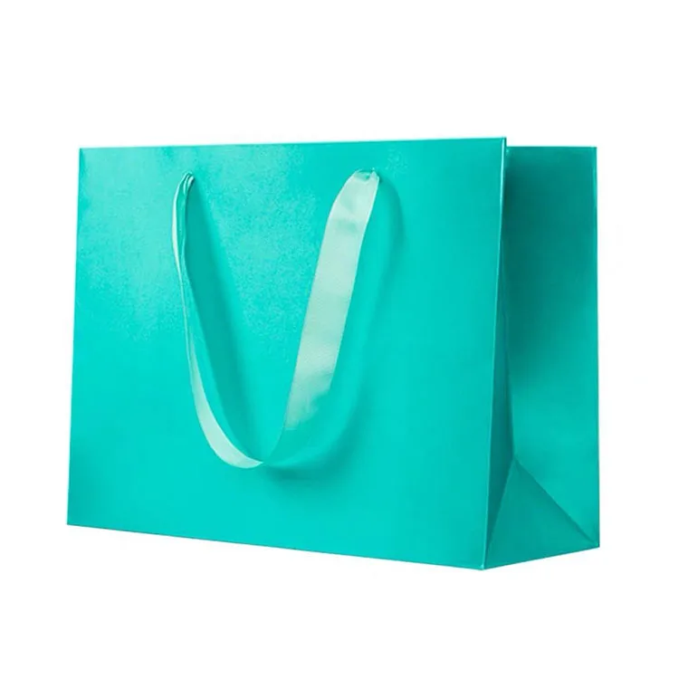 
custom luxury paper packaging hand bags high quality customized paper shopping bag black 