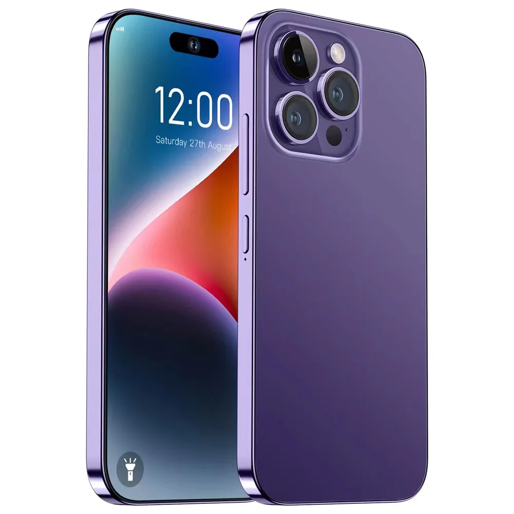 2023 original celular i14 pro max  new arrival 16GB+1T phone 14 clone Unlock Android Mobile Phones smartphone