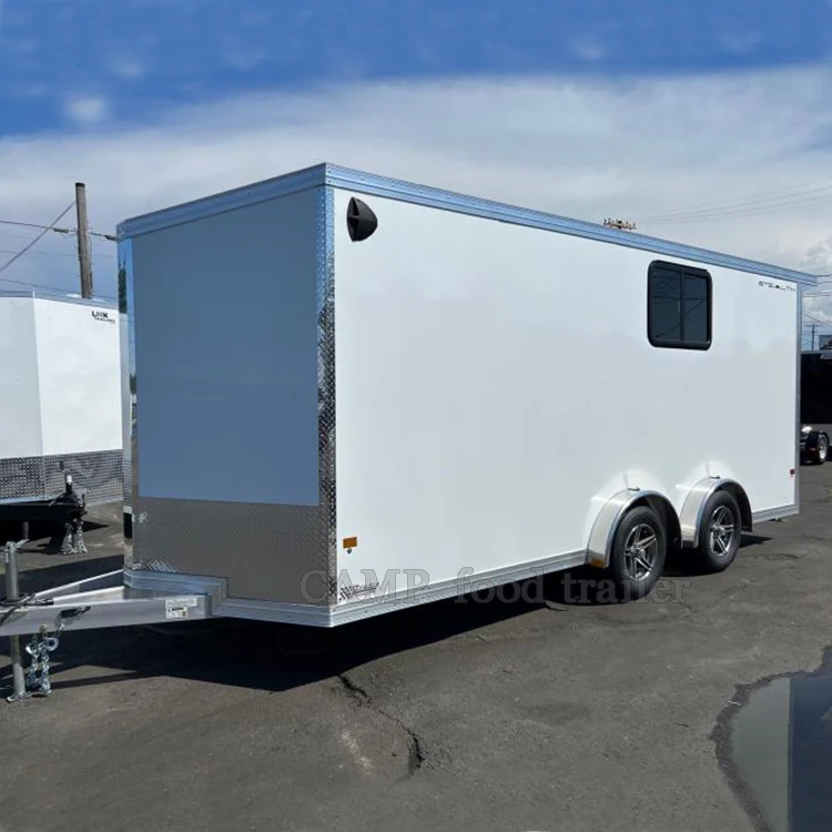 CAMP enclosed cargo trailers 7x16 aluminum frame enclosed trailer