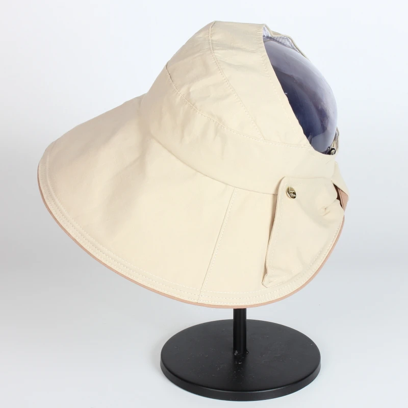 Korean Fashion Style Ladies Summer Dome Hollow Top Women Sun Bucket Visor Caps For Women