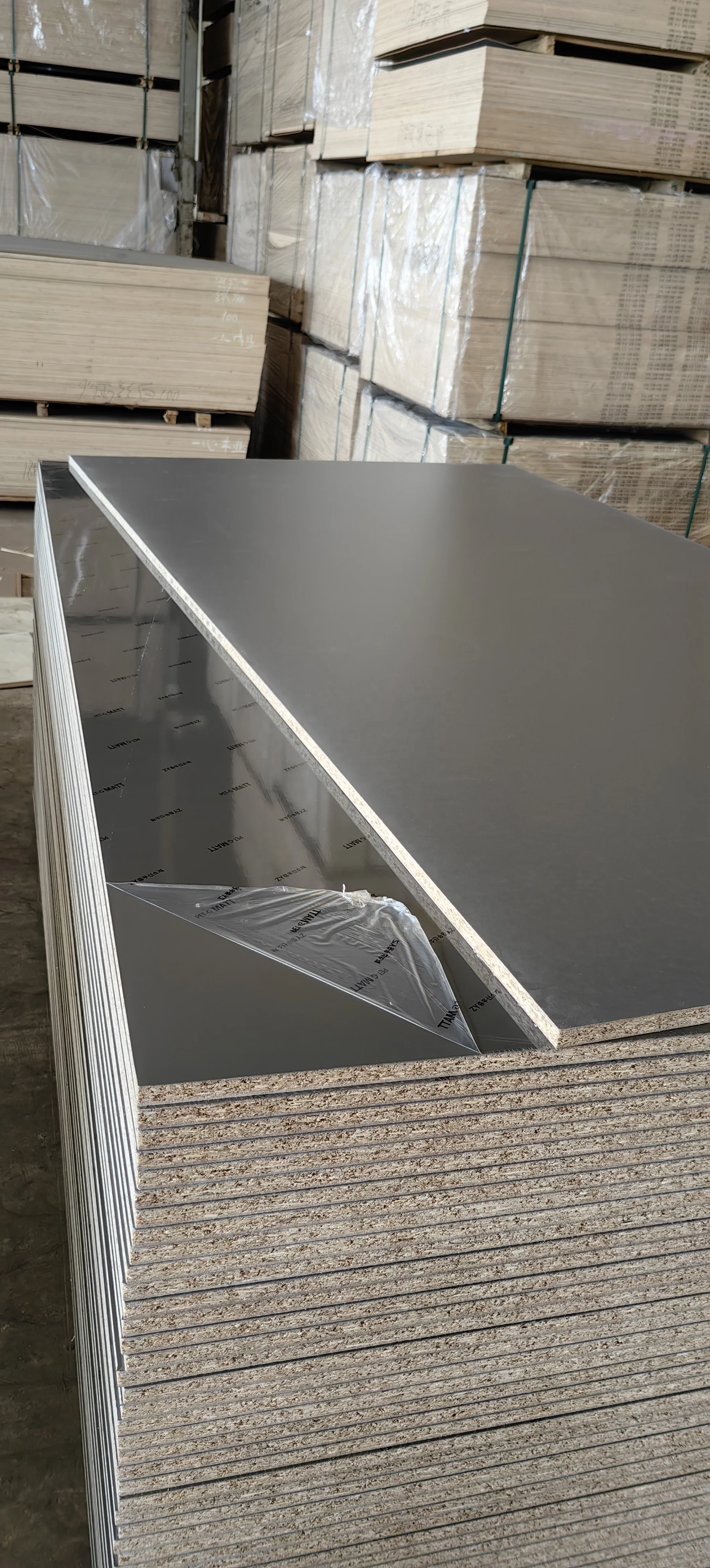 18mm MFC furniture board Bedroom cabinet MFC board 9-18mm strength supplier wholesale melamine laminate