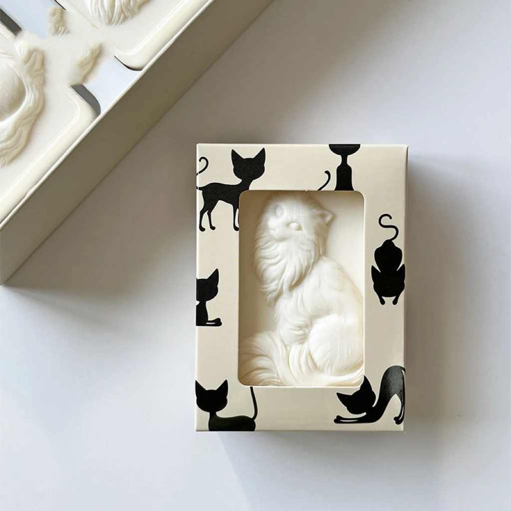 Custom Design Color Soap Paper Box Handmade Coconut Oil Soap Cardboard Packaging Box With Window