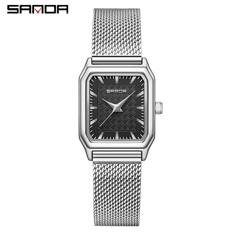 Sanda 1121 High Quality Fashion Wholesale Chronograph Woman Wristwatch For Luxury Multi Color Alloy Lady Japan Quartz Watches