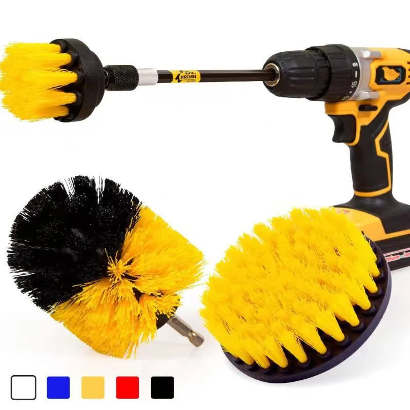 16/22  Piece Drill Brush Power Scrubber Cleaning Brush Extended Long Attachment Set  Kit
