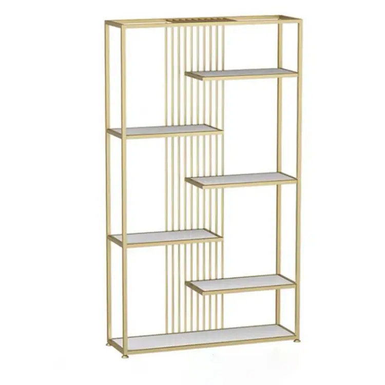 Металлическая Легкая Роскошная настенная полка, металлическая настенная подвесная маленькая книжная полка, настенная полка для хранения в гостиной, железная полка