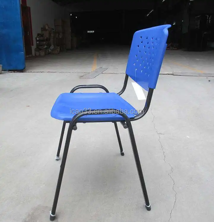 Classic Blue Durable Stacking Plastic School Student Chair PP Arm Chairs For School