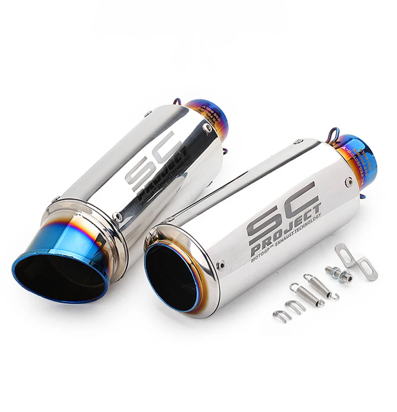 Exhaust Pipes For Motorcycle R15 for Kawasaki small barrel exhaust pipe SC modified all-black R3