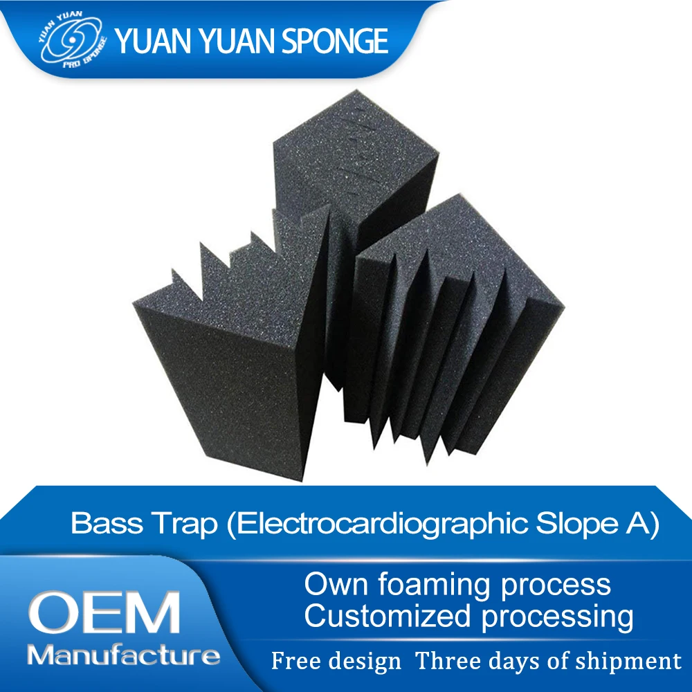 Cheap Price Good Quality Sound Proof Black Polyurethane Acoustic Foam Bass Traps