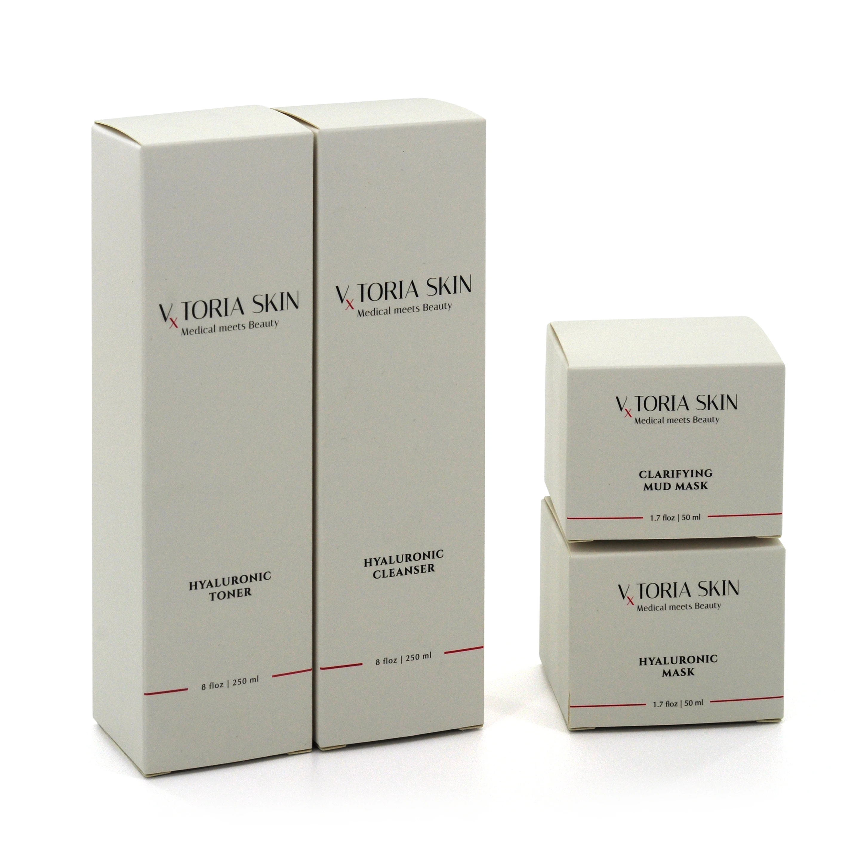 Фабричная упаковочная коробка с индивидуальным логотипом для ухода за кожей косметики защитой окружающей среды