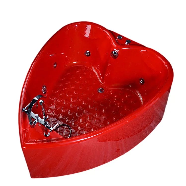 Hot Selling Natural Red color  Portable Bathroom Tubs fresstanding  Bathtub for Hotel Customized
