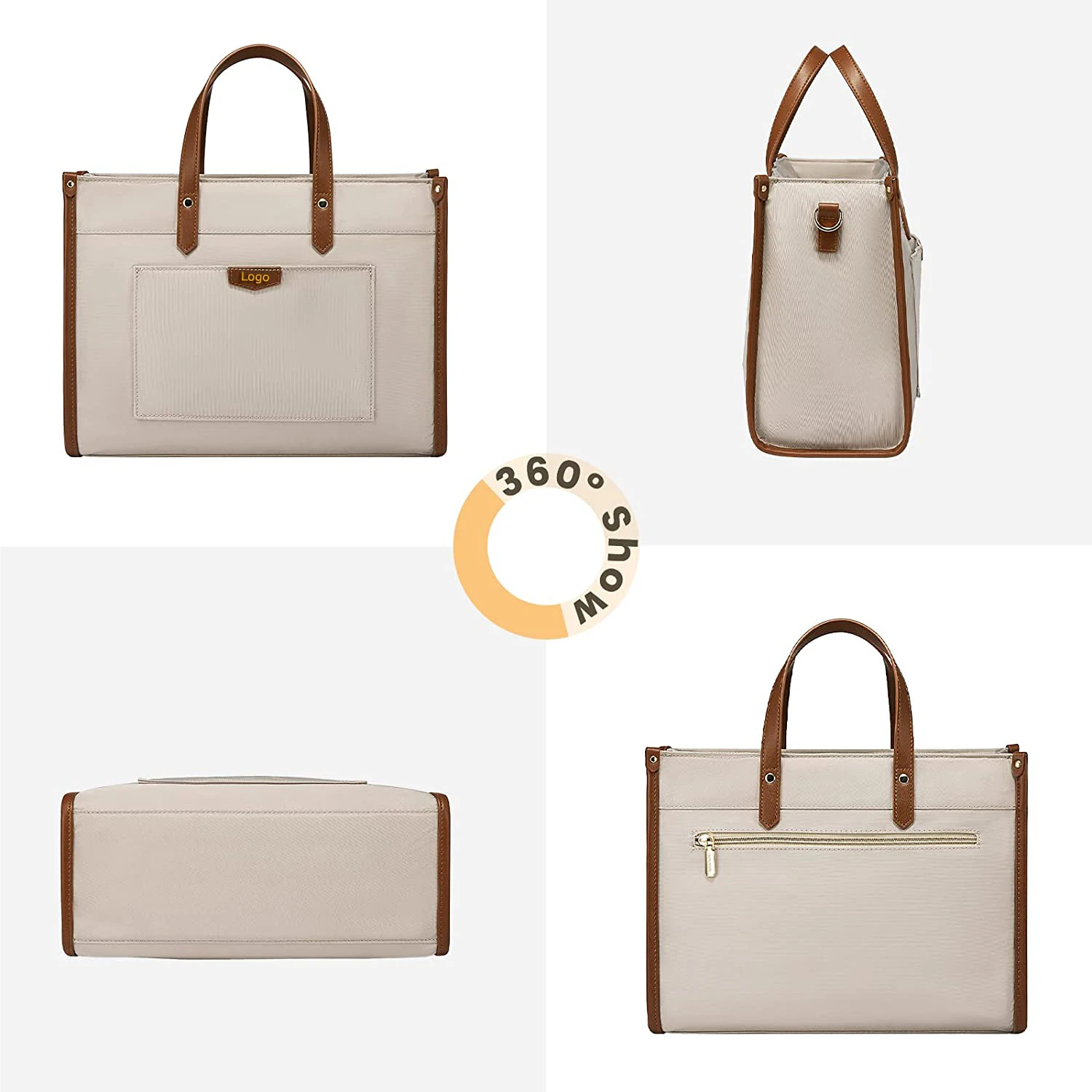 Lightweight Insulated Lunch Cooler Tote Bag for Adult Women Picnic Beach