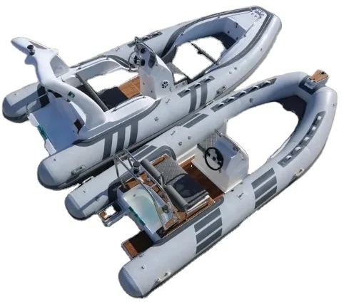 15.8Feet RIB480 7 persons rigid inflatable boat fiberglass fishing boat motor boat