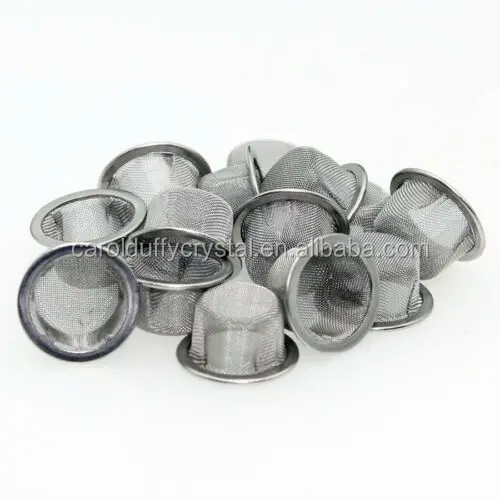 
Stainless Steel Screens Tobacco Pipe 12MM Polished Screen for Smoking Pipe Filter 