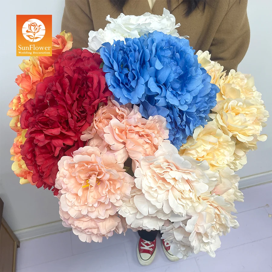 Sunwedding Artificial Silk Loose Flower Colorful Hydrangeas Flowers For Home Wedding Decorative
