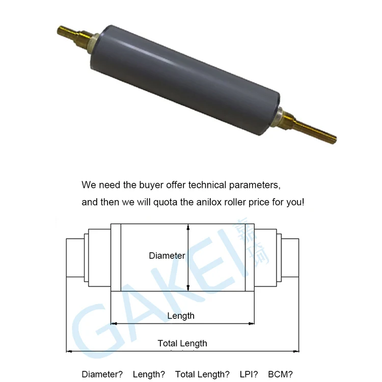 Rotogravure Printing Chrome Roller Gravure Cylinder