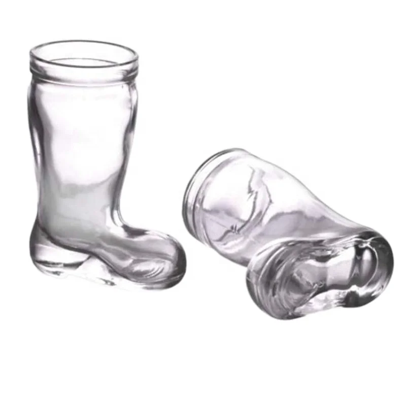 Manufacturer of 2oz boot shot glasses boot shape beer glass free samples premium quality