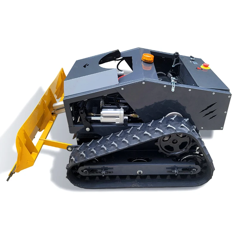Cheap 7.5HP/9HP 1000mm Width Gasoline Remote Control Robot ATV Mini Snow Plow