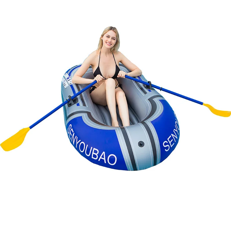 Two Person Inflatable Boat Fishing Rubber PVC Kayak Thickened Canoeing