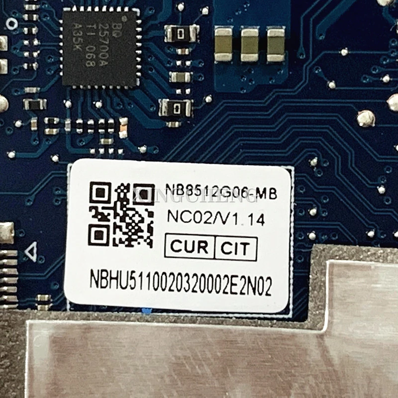 NBHU511002 NB.HU511.002 NB8511_PCB_MB_V5  For ACER Swift 3 SF314-57 PC Motherboard MX350 2G GPU SRGKG I5-1035G1+8G RAM