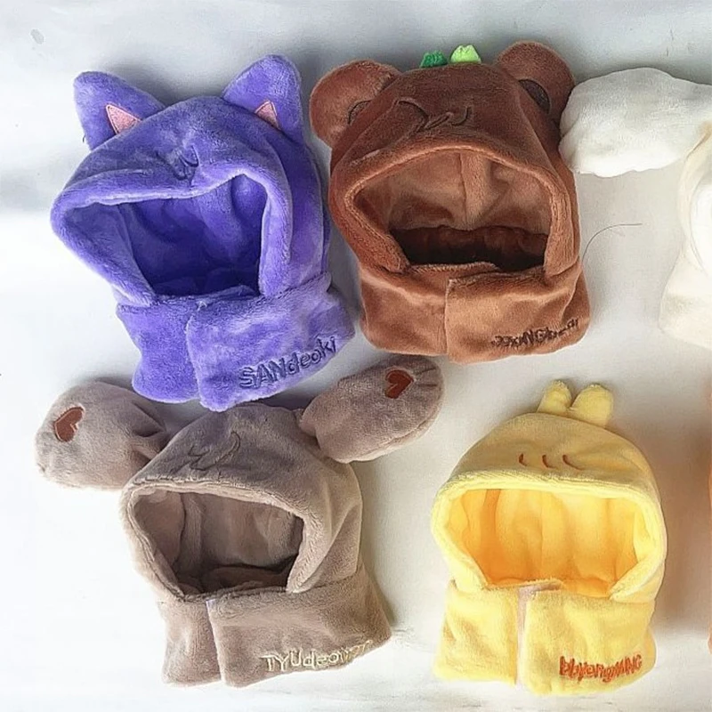 New Kpop ANITEEZ Plush Light Concert Protective Cover Colorful Babg Action Figures Cloth Light Caps Hats 15*12CM