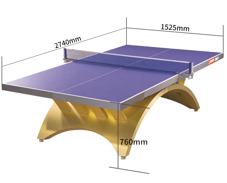 Indoor 25mm MDF rainbow table de tennis table luxury pingpong table