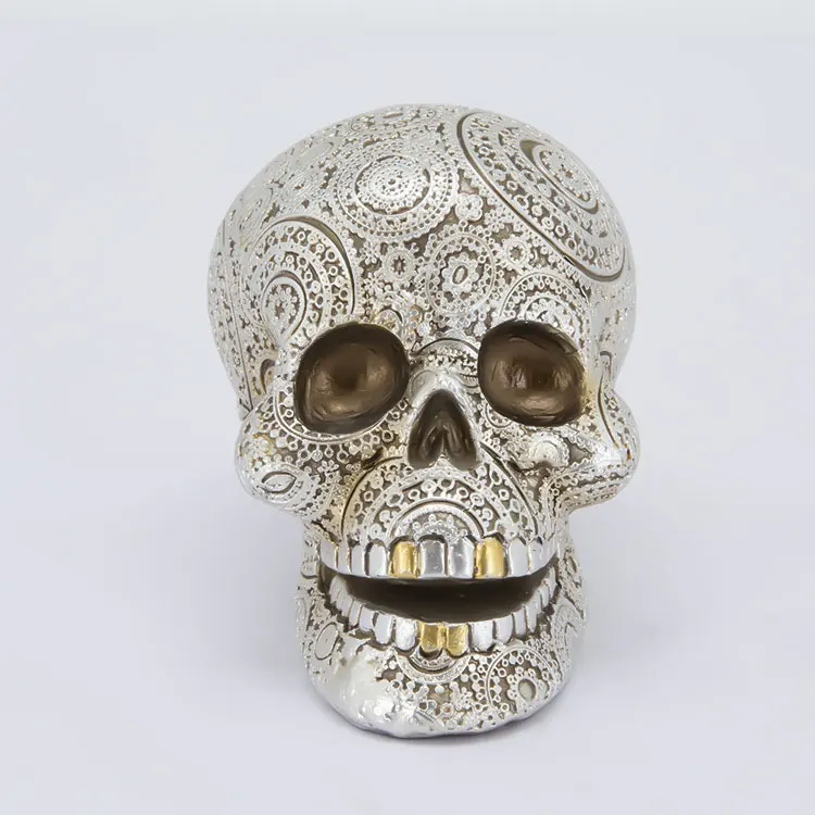 Jiayi Человеческие черепа 3D модель с декоративным узором для декора на