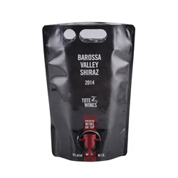 custom Double Fold Bottom Bag Bib Bag With Valve Stand Up Pouch tap valve Aluminum Foil Juice 2L 3L 5L Wine Bag In Box