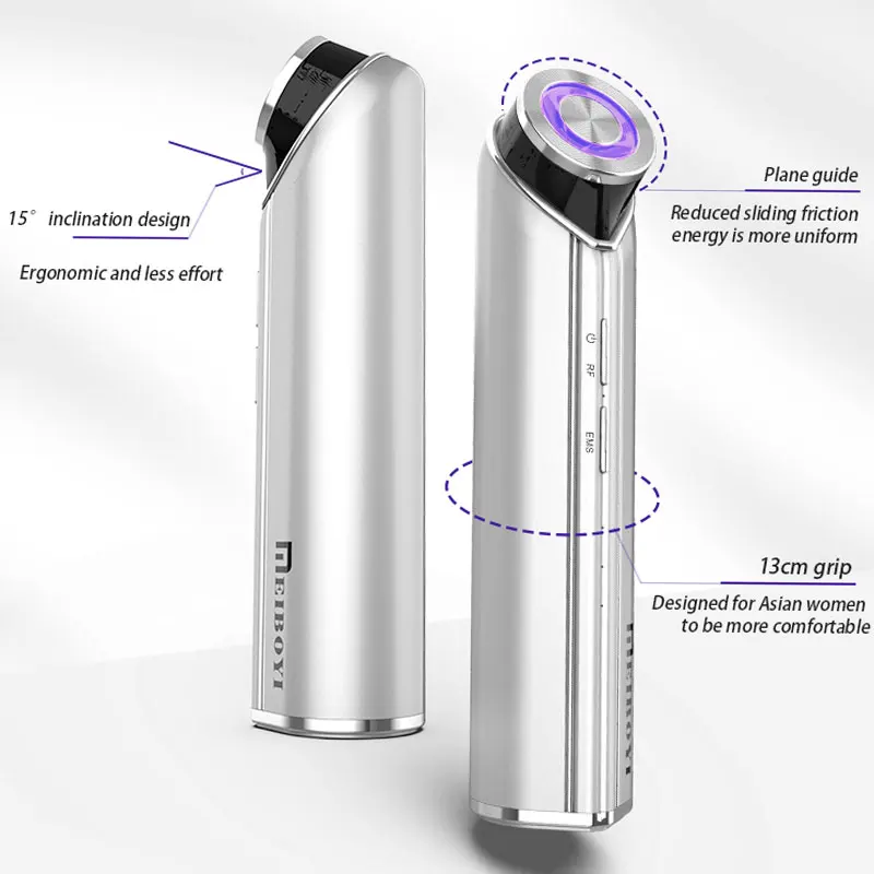 RF EMS Face Lifting Electric Massage Facial Beauty Device 2024 Home Use Plasma LED Light Therapy Skin Clean Portable Equipment