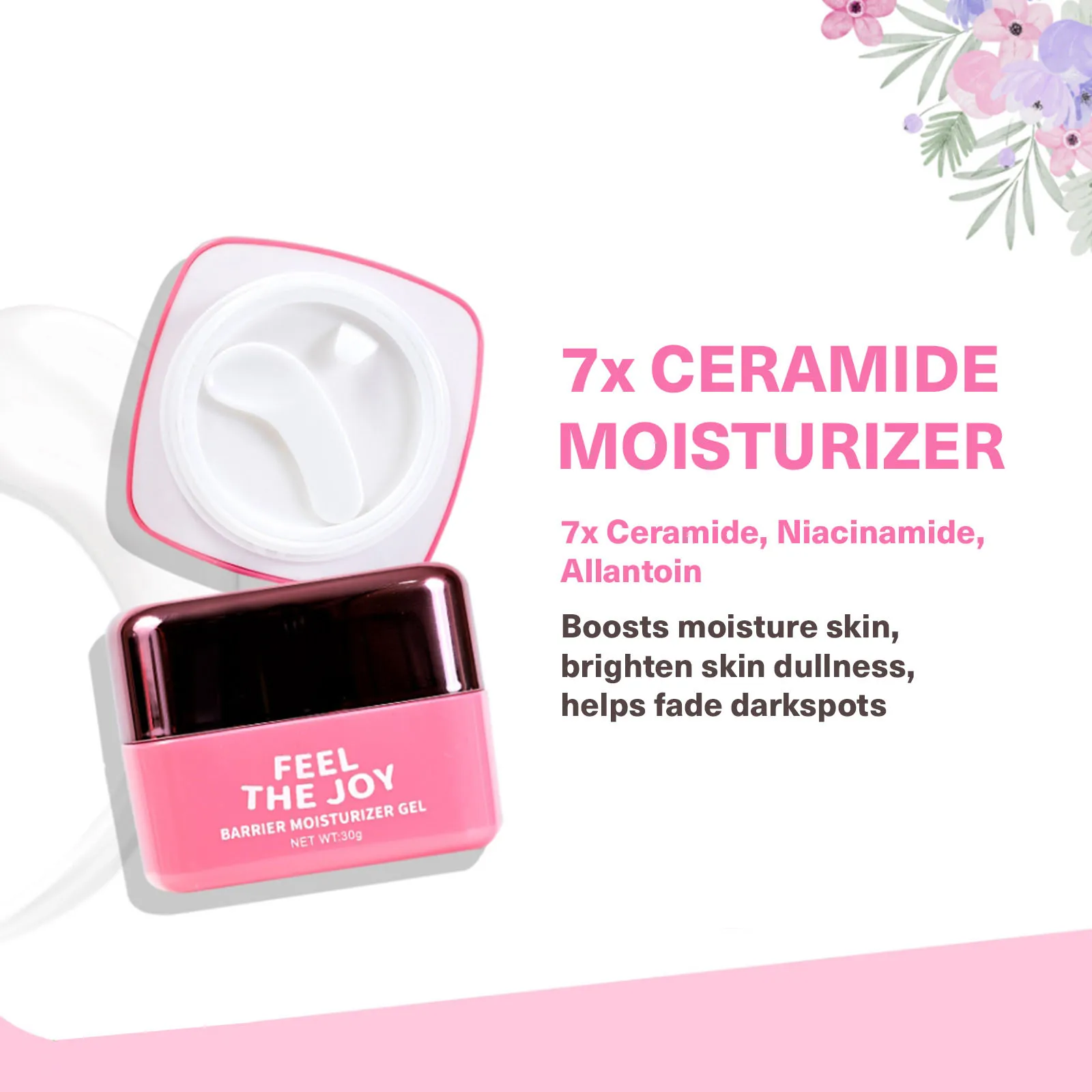 Halal cosmetic face cream Feel happy cream face cream for glowing skin brighten skin dullnesshelps fade darkspots