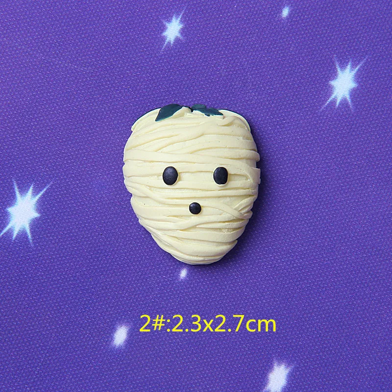 
Free Shipping Mysterious Voodoo Doll Bloodshot Eyes Flatback Resin Hallowmas Party Decoration Accessory Charms Resin Cabochons 