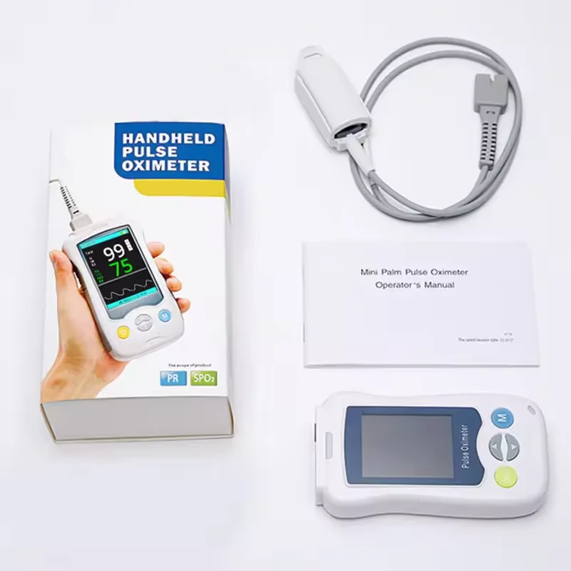 Professional Veterinary Use Rechargeable Pet Pulse Oximeter Monitor With Probes  Vet  Handheld Pulse Oximeters