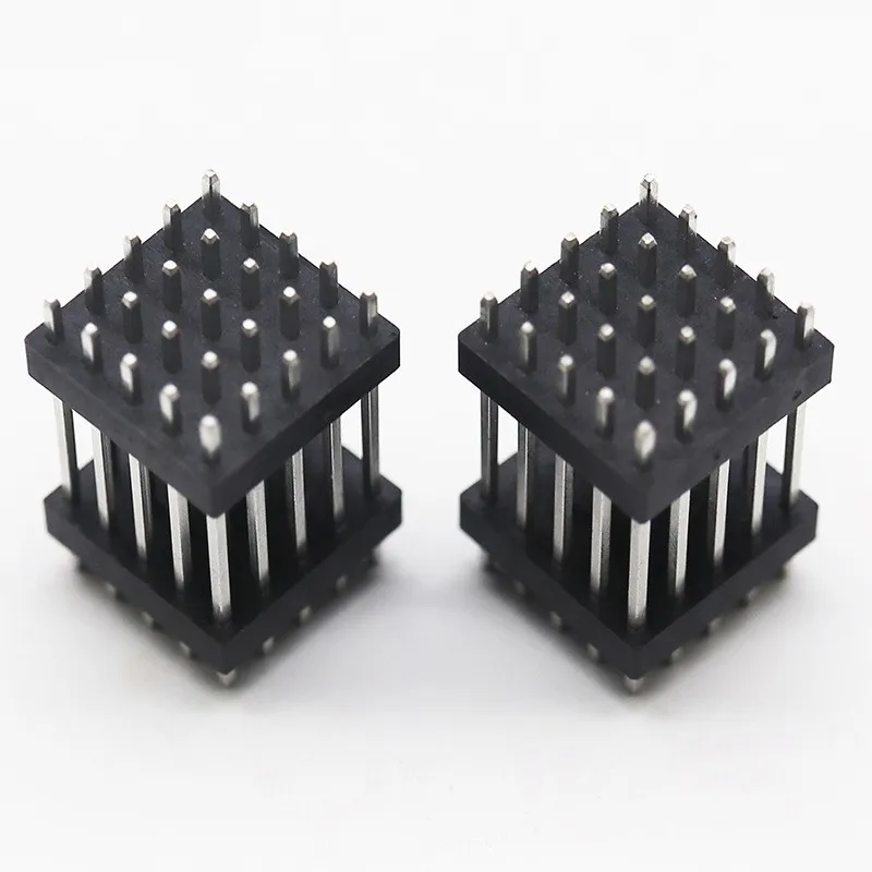 High quality 2.54mm Pitch 5x5x2 05x05x2 5px5px2 total height=21.0mm for pin high temperature fog Tin automotive connectors