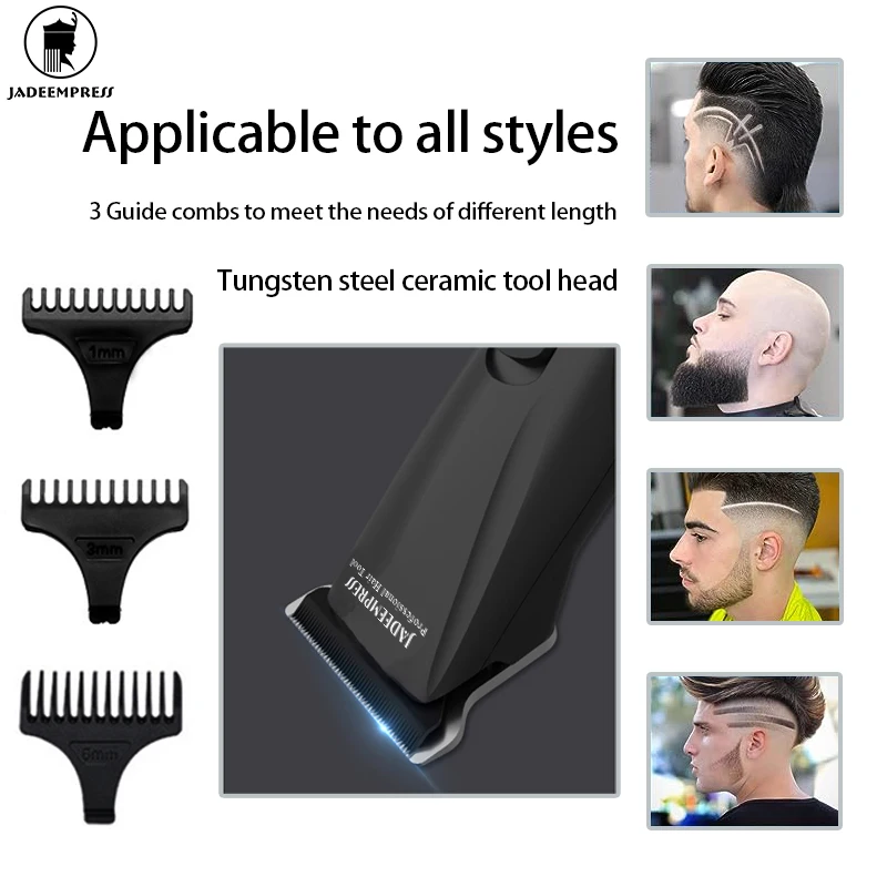 Multifunctional Hair Clipper Blade Sharpening Machine Brushless Motor Hair Trimmer Custom Logo