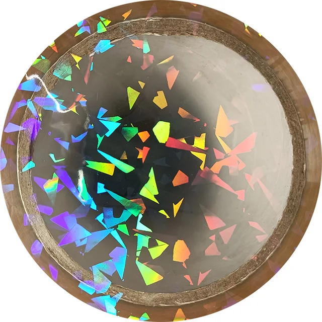 Snow Heart Dots Stardust Transparent Holographic Film Laser Film Thermal Hologram Laminating Film for Printed Paper