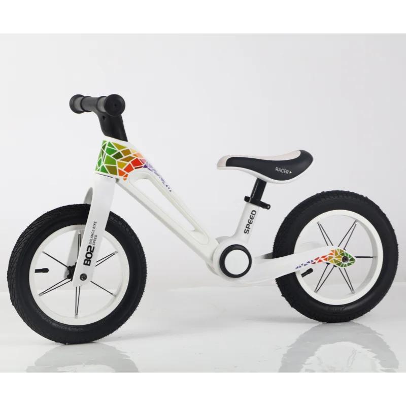 new high quality nylon plastic foldable kids bicycle Baby Walker Balance Bike Children Bicycle Scooter for outdoor sports