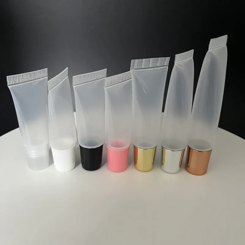5ml 8ml 10ml 15ml transparent lip balm tube, 5g 8g 10g 15g  lip balm squeeze soft tube bottle