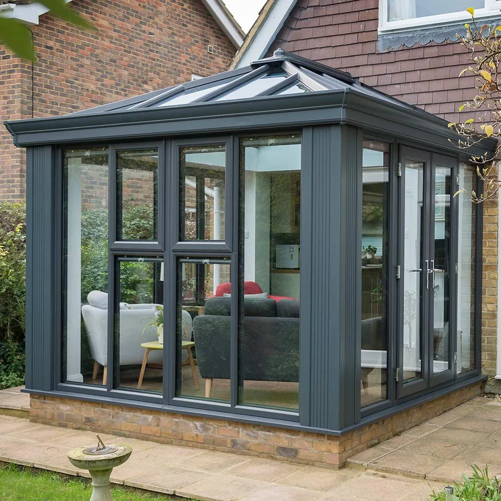 Modern Winter Garden Construction Solarium Sunroom Four Seasons Aluminium Glass Houses