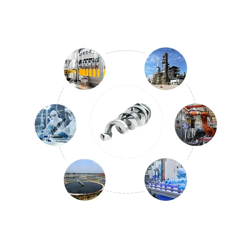 Nozzle, stainless steel 304/316 full cone spiral nozzle, spiral spray pigtail nozzle