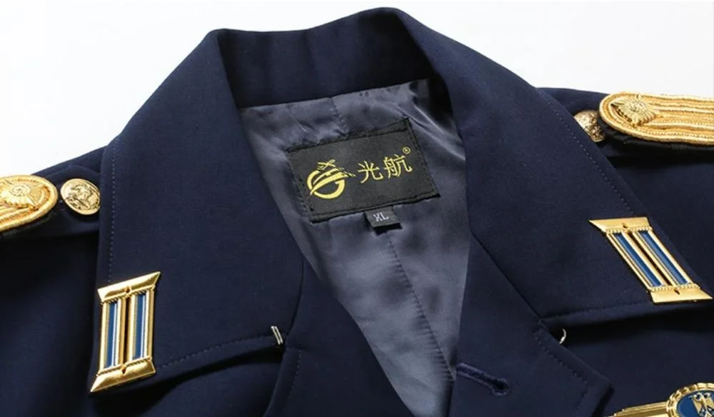 In Stock Fast Dispatch Navy Blue Twill Safety official Guard Officer Security Uniforms
