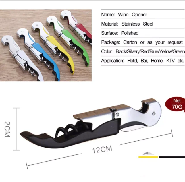 
Top Supplier Promotional Wine Opener&Custom Wholesale Wine Bottle Opener&OEM Corkscrew Wine Opener 