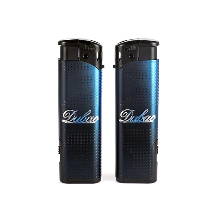 Modern 2 In 1 Electronic Gas Cigarette Lighter And Refillable Candle Lighters Custom Logo